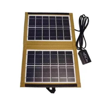 Соларен панел 6V-7W в комплект с мобилна батерия 8000 mAh.