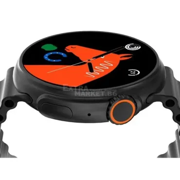 Смарт часовник GT9 2.01 инча HD с голям кръгъл екран
