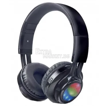 Слушалки Wireless/Bluetoth/LED/MP3/Radio-Безжични