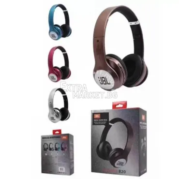 Слушалки JBL (by Harman) Metal Super Bass B20 Bluetooth stereo