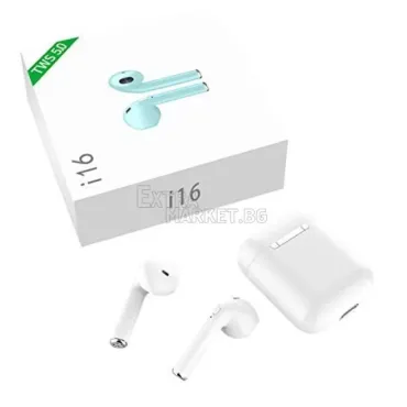 Слушалки i16 TWS