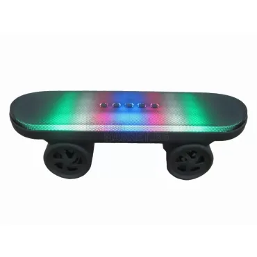 Скейтборд Bluetooth/Wireless/Radio/MP3/AUX/LED музикална система
