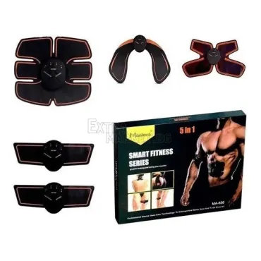 Система зa електрическо стимулиране на мускулите 5 в 1 - EMS Smart Fitness 5 in 1