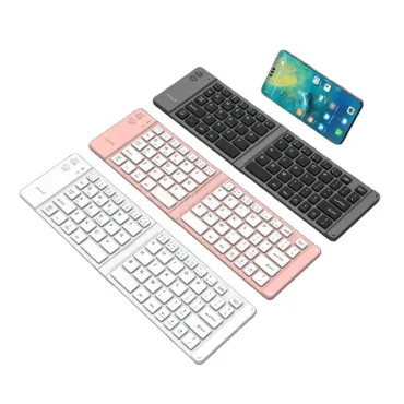 Сгъваема мини Bluetooth безжична клавиатура AOAS A-1006 съвместима със системи Android и iOS.