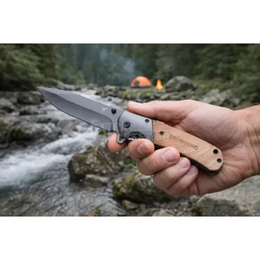 Сгъваем нож Browning 354 за туризъм, къмпинг, лов и риболов