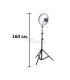 Селфи ринг 26 см. със стойка за телефон и 160 см. статив за заснемане на видео или фото