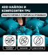 Самонадуваем къмпинг дюшек с вградена крачна помпа
