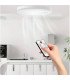 RGB LED лампа свети цветно и бяло в комбинация с вентилатор - таванен монтаж