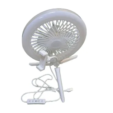 RGB LED лампа с вентилатор с трипод и стойка за телефон