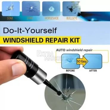Ремонтен комплект-кит за пукнати стъкла и фарове DO-IT-YOURSELF