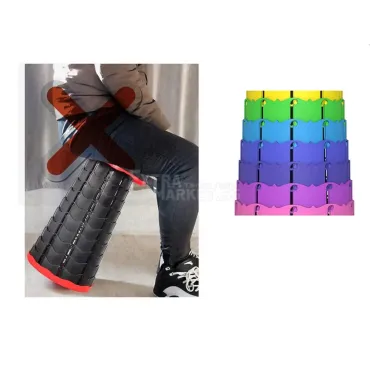Разтегателен кръгъл мобилен телескопичен стол