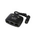 Разклонител за автомобили с три гнезда и 2 USB порта