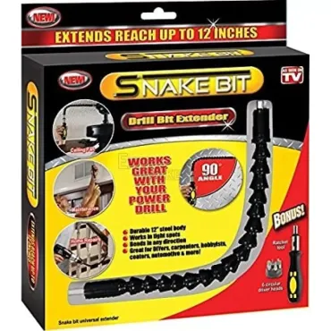 Професионална отвертка Snake Bit тип змия с 6 приставки и удължител