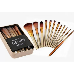 Професионален комплект от 12 четки за грим NAKED3 Urban Decay