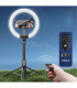 Професионален 10 инча Селфи Ринг Light P220Q – Стойка за Видео, Грим и Live Streaming