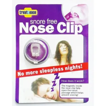 Nose clip - Уред за домашно лечение за хъркане