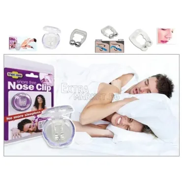 Nose clip - Уред за домашно лечение за хъркане