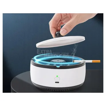 Преносим USB пепелник с йонизатор и LED осветление