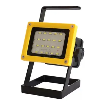 Преносим Led прожектор LC-701 с акумулаторни батерии (Влагозащитен)