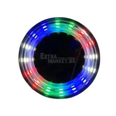 Предупредителна RGB задна соларна светлина за велосипед