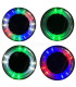 Предупредителна RGB задна соларна светлина за велосипед