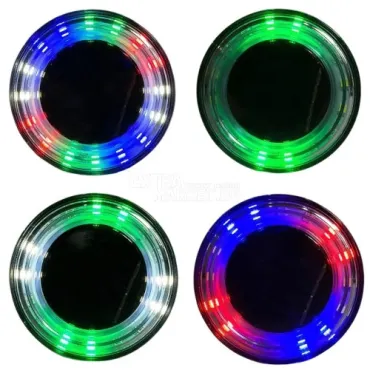 Предупредителна RGB задна соларна светлина за велосипед