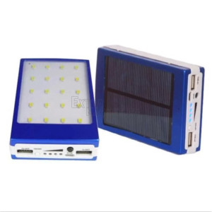 POWER BANK-Батерия 60 000 mAh 20 LED диода панел+соларно зареждане