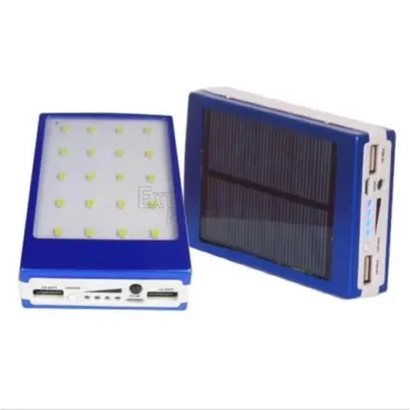 POWER BANK-Батерия 60 000 mAh 20 LED диода панел+соларно зареждане