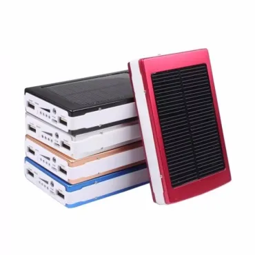POWER BANK-Батерия 60 000 mAh 20 LED диода панел+соларно зареждане