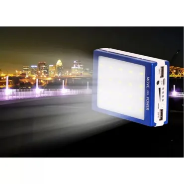 POWER BANK-Батерия 60 000 mAh 20 LED диода панел+соларно зареждане
