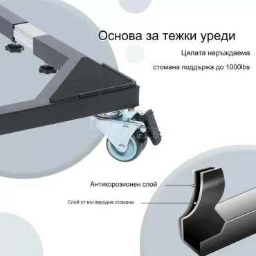 Поставка с колеца за преместване на хладилник и пералня Support Base