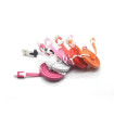 Плосък кабел за пренос на данни micro USB към USB 2.0