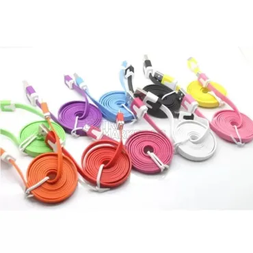 Плосък кабел за пренос на данни micro USB към USB 2.0