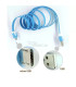 Плосък кабел за пренос на данни micro USB към USB 2.0