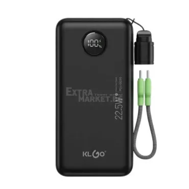 Пpeнocимa бaтepия с дисплей Power Bank КLGО 10000 mAh.