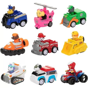 Пълен комплект девет броя фигурки с превозни средства Пес патрул/Paw patrol