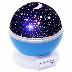 Озаряваща нощна звездна лампа Rotating Star master