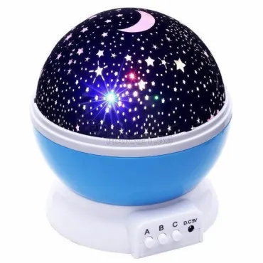 Озаряваща нощна звездна лампа Rotating Star master