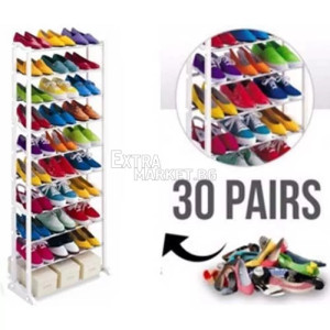 Органайзер-етажерка за 30 чифта обувки Amazing Shoe Rack
