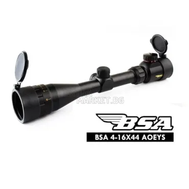 Оптика BSA 4-16X44 с осветление (Червено/Зелено)