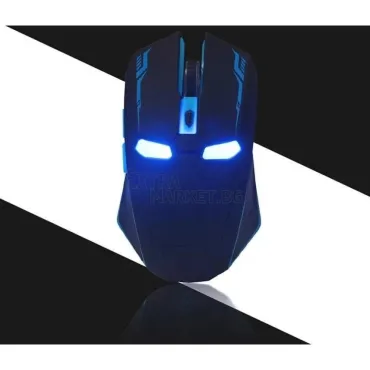 Оптична геймърска мишка 2.4 Ghz /2800DPI - Iron Man