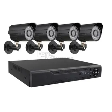 Охранителна система за набюдение с 4 камери и DVR