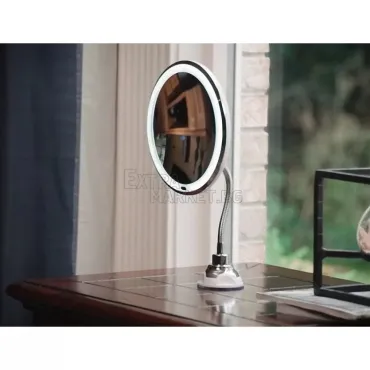 Огледало за гримиране Flexible Mirror (10 пъти увеличение+LED осветление)
