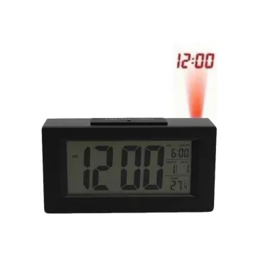 Настолен (за бюро) LCD прожекционен Voice control часовник