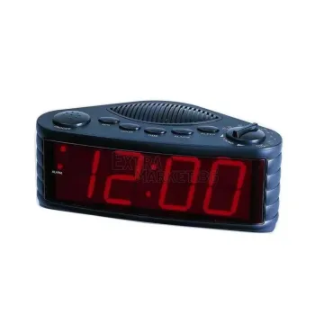 Настолен радио часовник с големи дигитални цифри Alarm Clock Radio