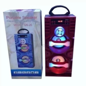Музикална озвучителна светеща Bluetooth система QS-20