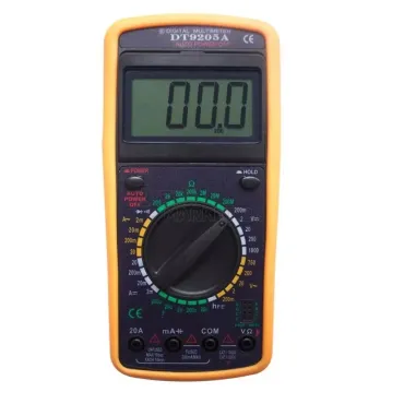Мултицет с подвижен екран (Мултиметър) с големи символи DT9205A