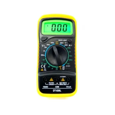 Мултиметър DT830L с осветление и големи символи