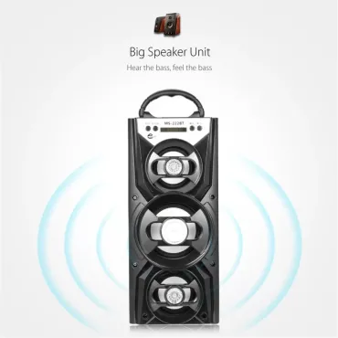 Мощна музикална озвучителна Bluetooth система MS-222BT