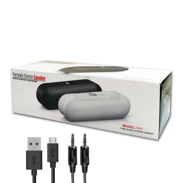 Мощна Bluetooth/Wireless/Radio/MP3/AUX колона B60